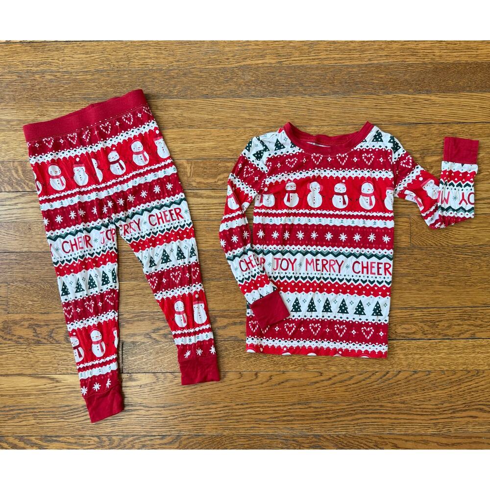 Little Sleepies Kids' Christmas Print Pajamas Size 2